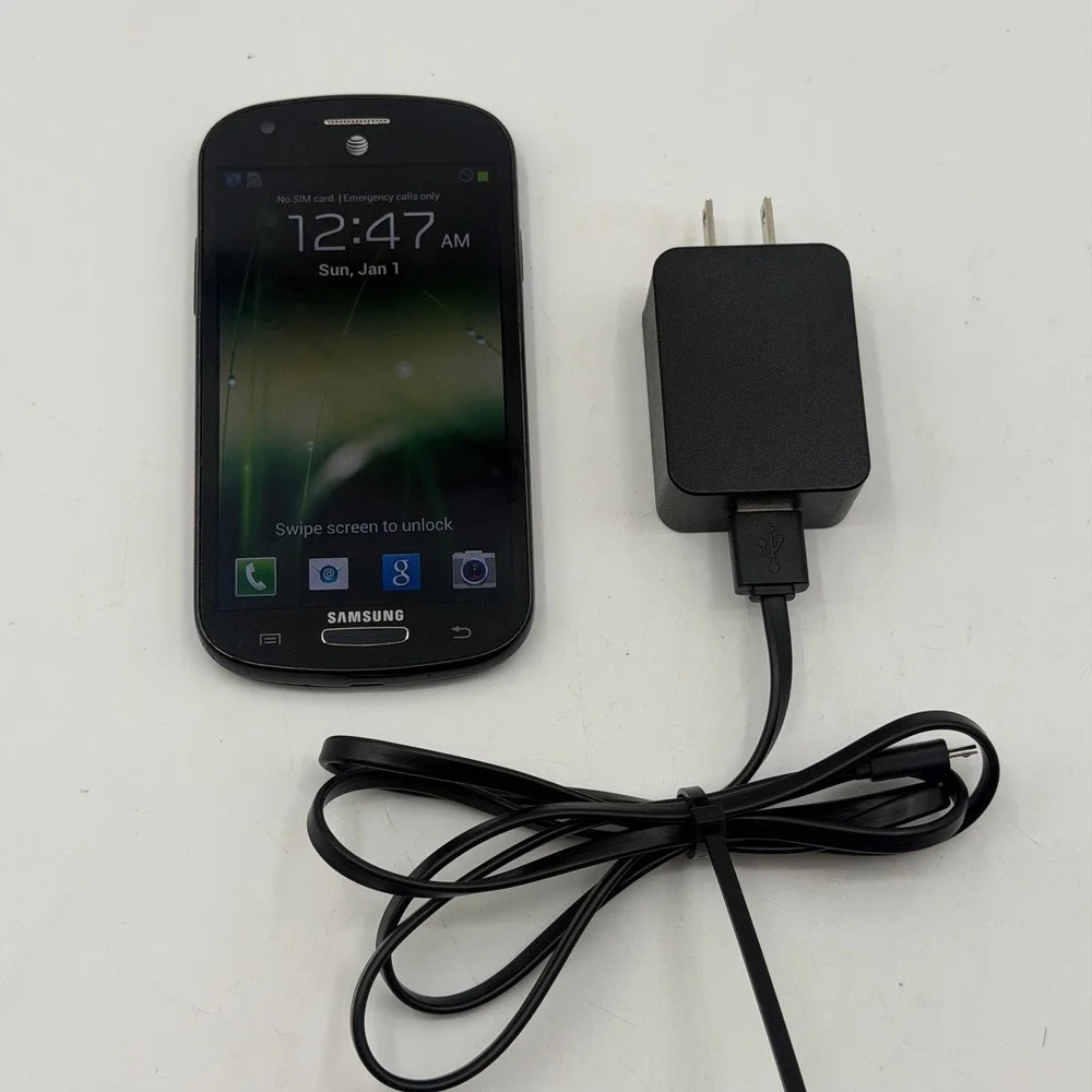 Samsung Galaxy Express SGH-I437P AT&T 8GB Black Android Smartphone Charger PARTS